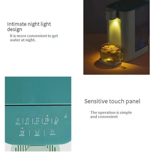 The two-in-one tea-making and drinking machine can automatically produce tea water.