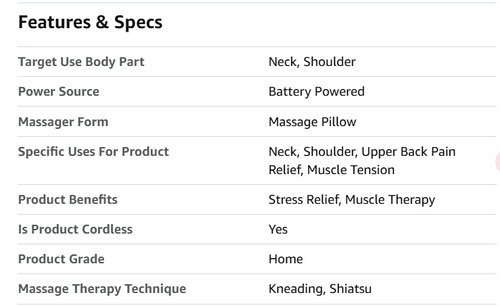 Neck Massager,Massage Neck,Real Hands Massager,Portable Neck and Back Massager,Tissue Shiatsu Electric Massage for Neck and Back Pain Relief