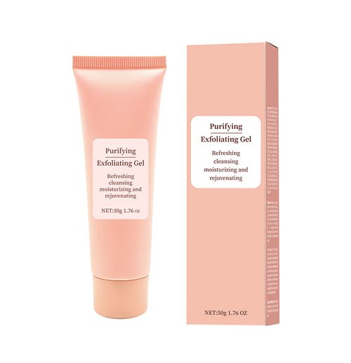 *2pcs Cherry Blossom Exfoliating Gel, Suitable for Adults of All Genders, Low Sensitivity Facial Cleanser, Contains Glycerin, Suitable for All Skin Types, Oil-Free And Non-Comedogenic | Gentle Cleansing | Suitable for Both Men And Women