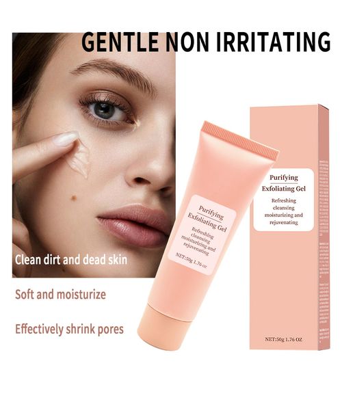 *2pcs Cherry Blossom Exfoliating Gel, Suitable for Adults of All Genders, Low Sensitivity Facial Cleanser, Contains Glycerin, Suitable for All Skin Types, Oil-Free And Non-Comedogenic | Gentle Cleansing | Suitable for Both Men And Women