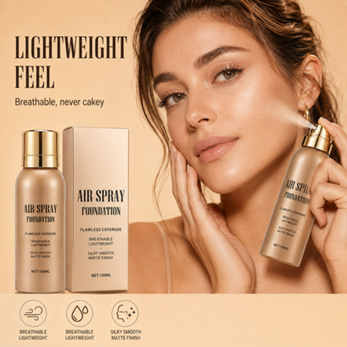 zxb⚡ Waterproof Flawless Air Spray Foundation — Sweat-Proof, Buildable Coverage, Silky Matte Finish In Seconds