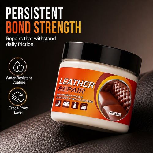 zxb⚡ Leather Scratch Repair Cream – Restores Scuffed Sofas, Car Seats & Shoes