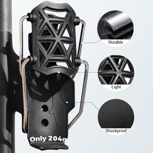 zxb⚡ Adaptive Bike Bottle Holder – Grips Any Bottle Size, Rotates 360°⚡1020