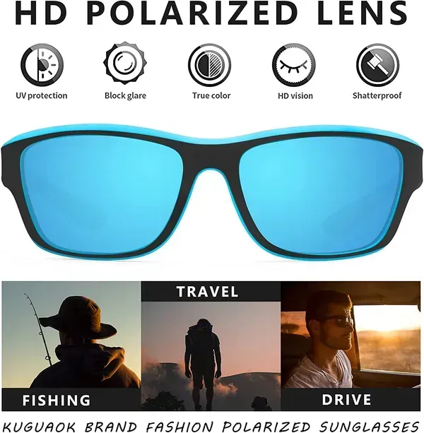 zzx Anti Glare Polarized Sports Sunglasses for Men