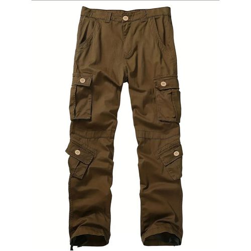 zzx Men's Military Style Cargo Pants with Multiple Utility Pockets