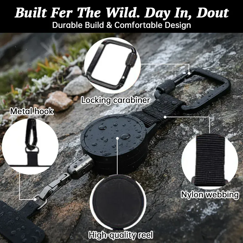 zzx🔒 Outdoor Anti-Theft Retractable Phone Lanyard with Secure Clip