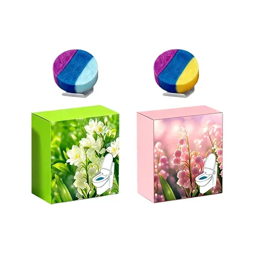 zzx 3-in-1 Toilet Cleaner Balls for Daily Cleaning and Freshness