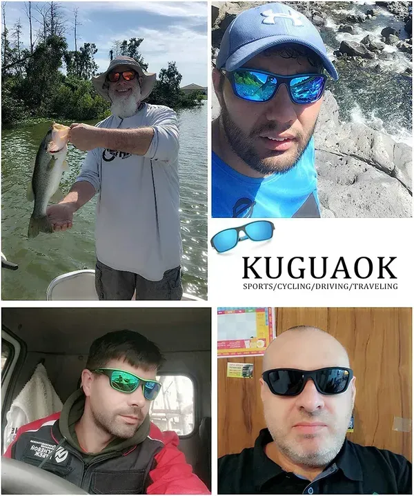 zzx Anti Glare Polarized Sports Sunglasses for Men