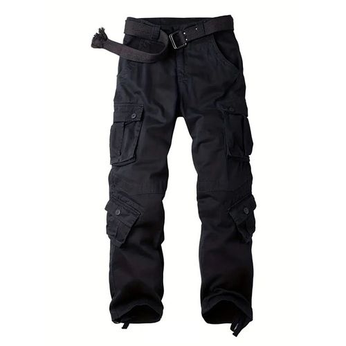 zzx Men's Military Style Cargo Pants with Multiple Utility Pockets