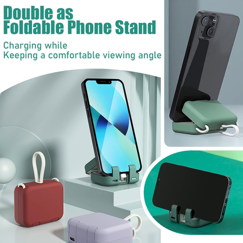 🎉Promoção com 49% de desconto🎁-Suporte portátil para celular tesouro de carregamento sem fio⚡Frete grátis
