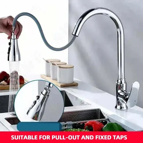 Cabeça De Pulverização Rotativa De 360° Para Torneiras De Cozinha