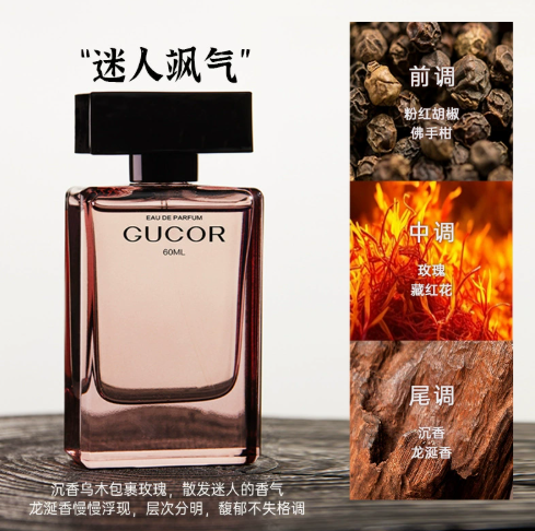 古蔻077絲絨玫瑰香水女香中性木質調持久留香學生黨香官方正品