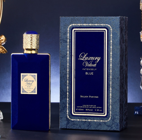 雪爾妮蘭靛藍絲絨香水果香花香調絲絨瓶持久留香女士香水100ml