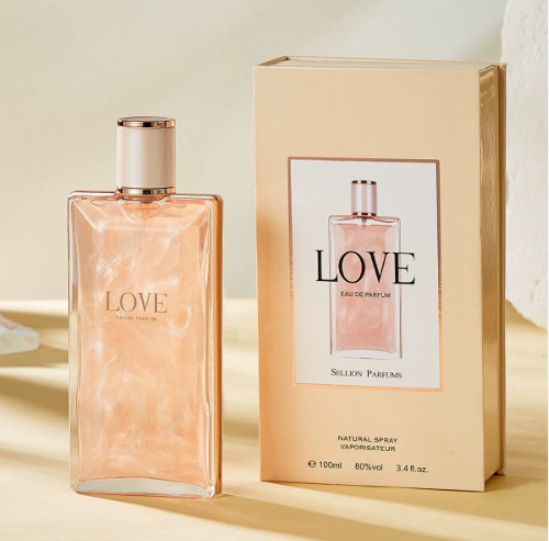 雪爾妮蘭愛慕香水花香調清新自然淡香流沙金香水100ml