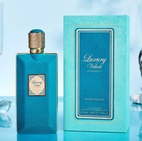 雪爾妮蘭天藍絲絨香水辛辣東方調中性香水絲絨瓶持久留香100ml