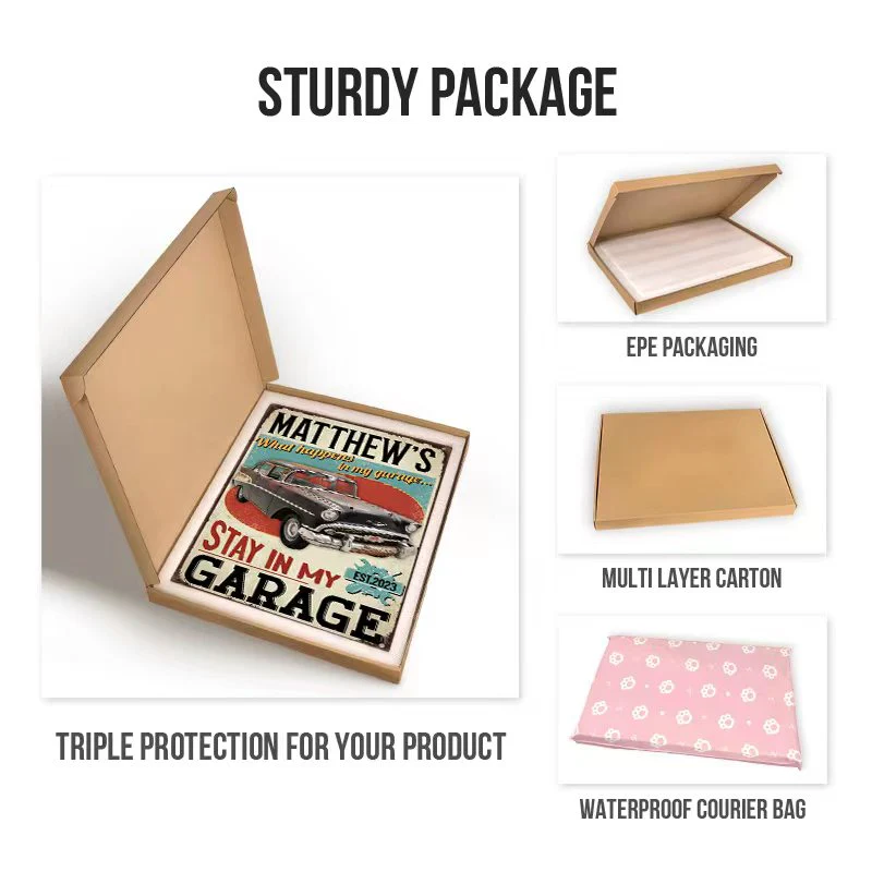 And Into The Garden I Go Gardening Girl - Garden Sign - Personalized Custom Classic Metal Signs - Gift For Gardeners