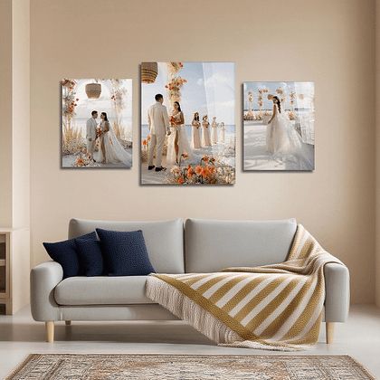 The Centerpiece Set – 3 Metal Prints