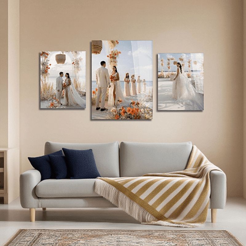 The Centerpiece Set – 3 Metal Prints