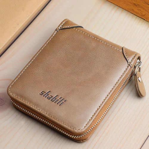 Men's Short Wallet Classic Multi Functional Fashion Wallet Multi Slot Coin Wallet