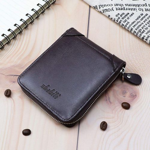 Men's Short Wallet Classic Multi Functional Fashion Wallet Multi Slot Coin Wallet