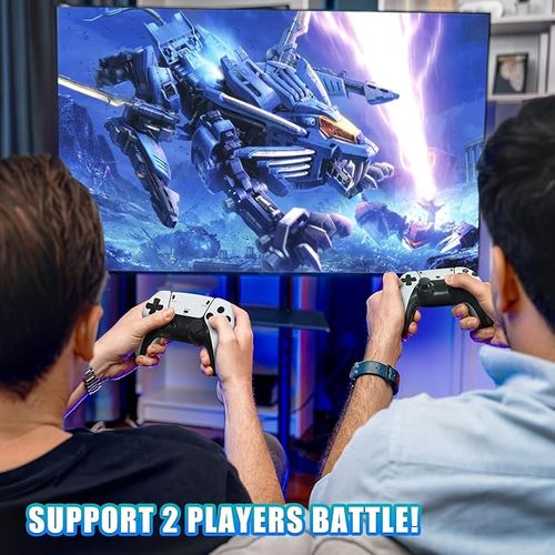 Retro Gaming Stick,Support 23 Emulators,Retro Gaming Console 64GB TF Card,Dual 2.4GHz Wireless Controllers,Game Stick 4K HDMI Plug and Play Video Games for TV