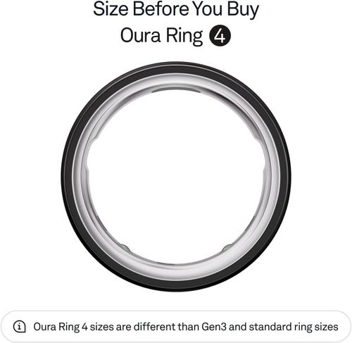 Smart Health Ring, Featuring Stress and Sleep Monitoring Functions, Compatible with iOS and Android, Waterproof Fitness Tracker for Women & Men