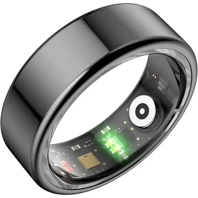 Smart Health Ring, Featuring Stress and Sleep Monitoring Functions, Compatible with iOS and Android, Waterproof Fitness Tracker for Women & Men