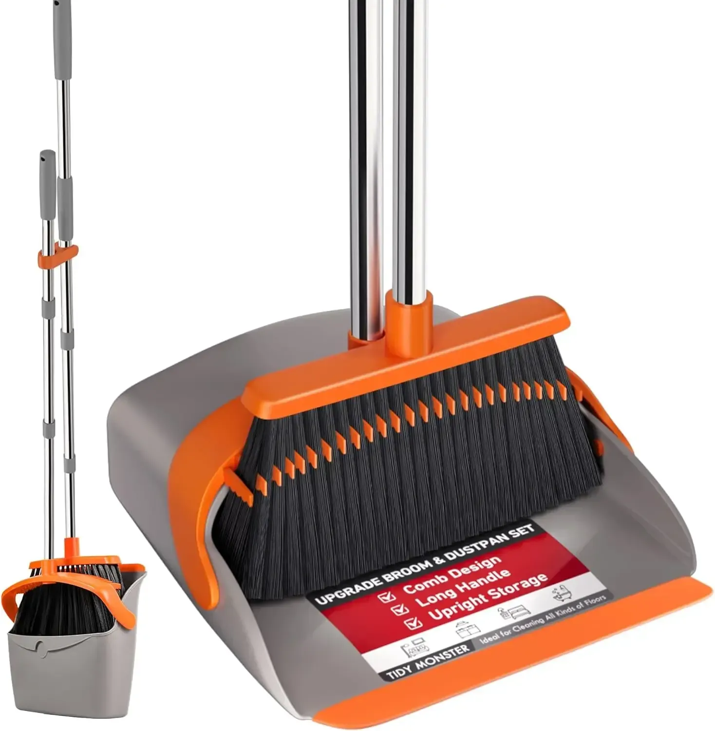 Broom with Dustpan Combo Set