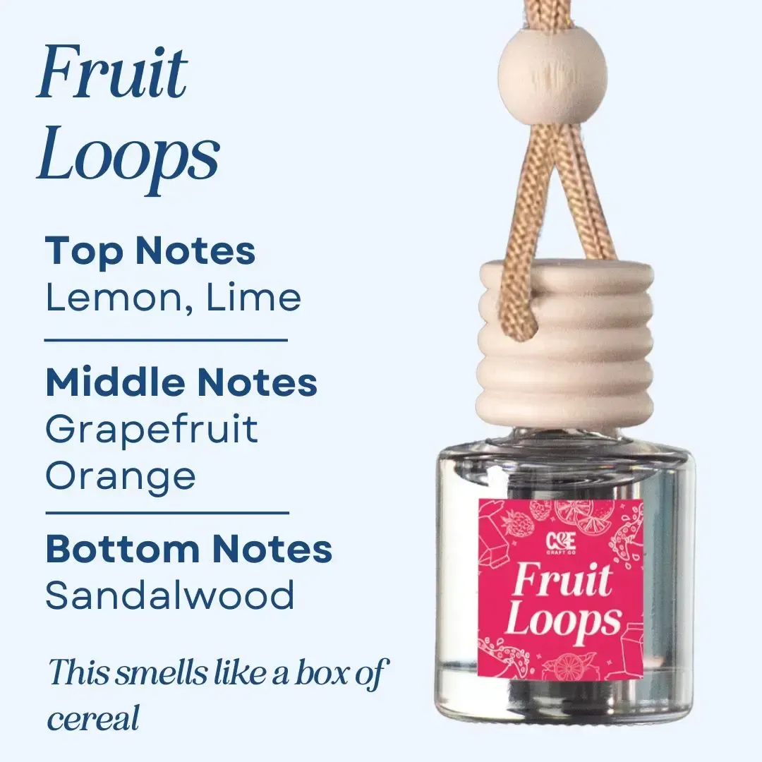 8 pack Car Air Fresheners Hanging Scent Oil ,8ML Nature Frangrance Friut Juciy Perfume Last Long Time