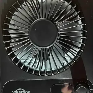 Handheld Fan - Small & Large Desktop Sizes, 2000mAh Rechargeable Rotating, Digital Display, USB Powered, Portable Cooling, Office Accessories for Camping,summerwins