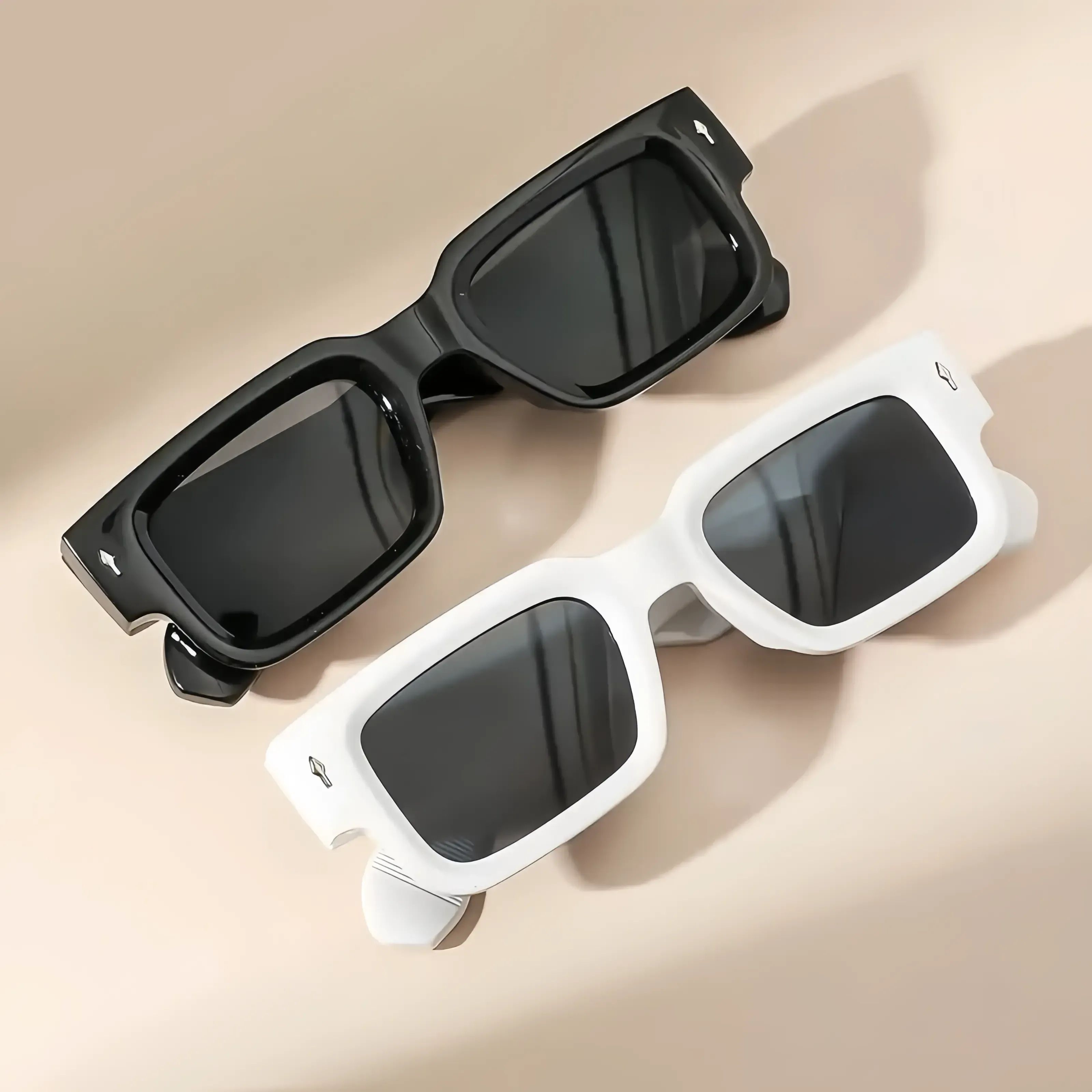 Pack Retro Square Sunglasses for Women Men