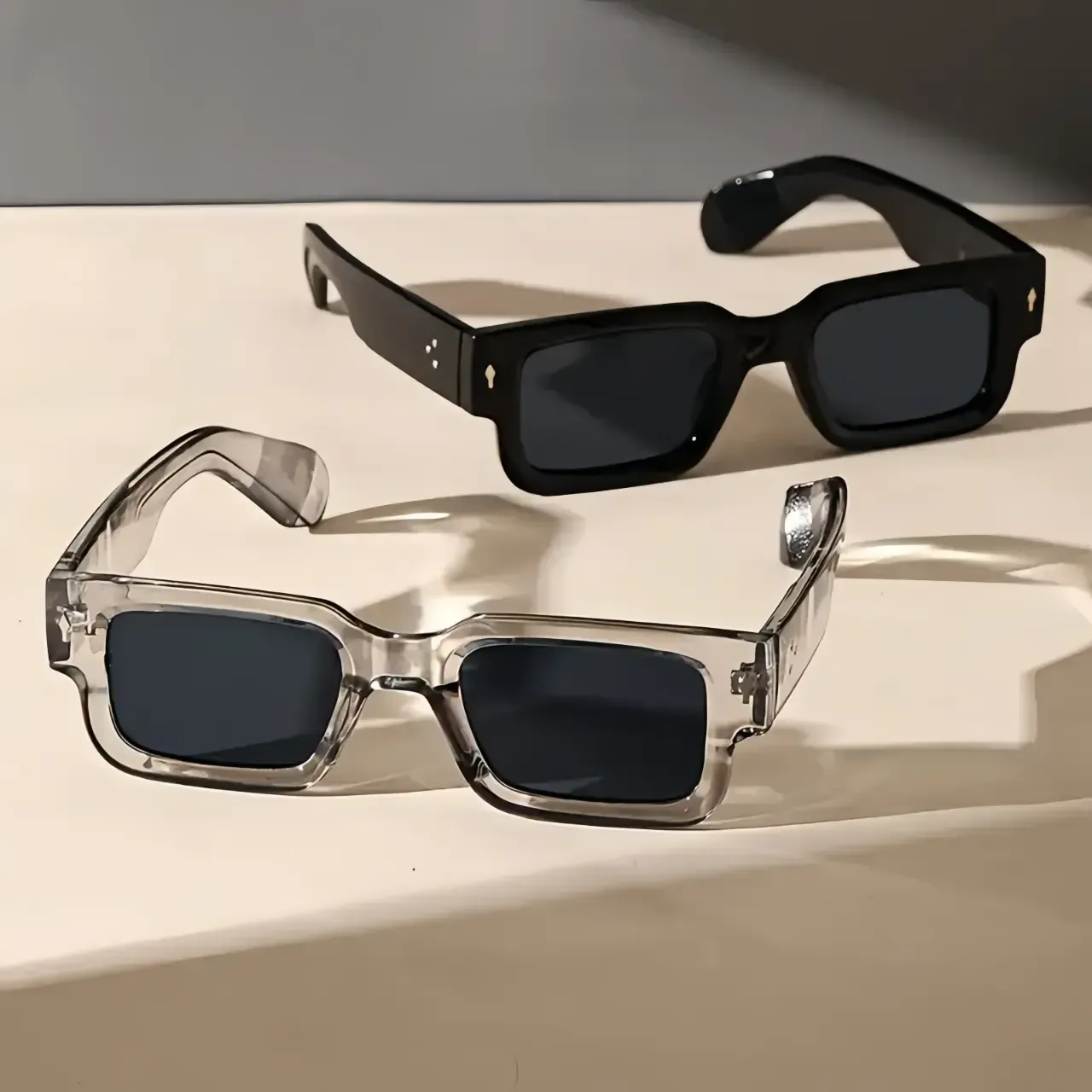 Pack Retro Square Sunglasses for Women Men
