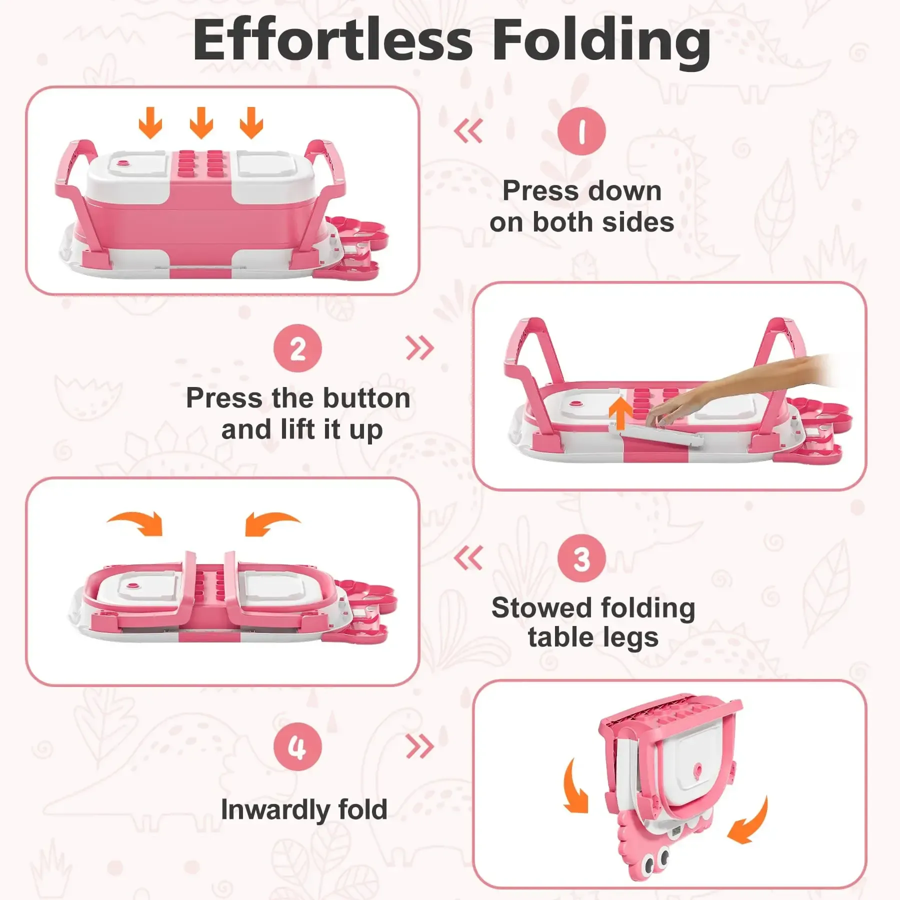 Collapsible Baby Bathtub | Real-Time Temp Monitor, Floating Cushion, Foldable Travel Tub for Newborns & Toddlers
