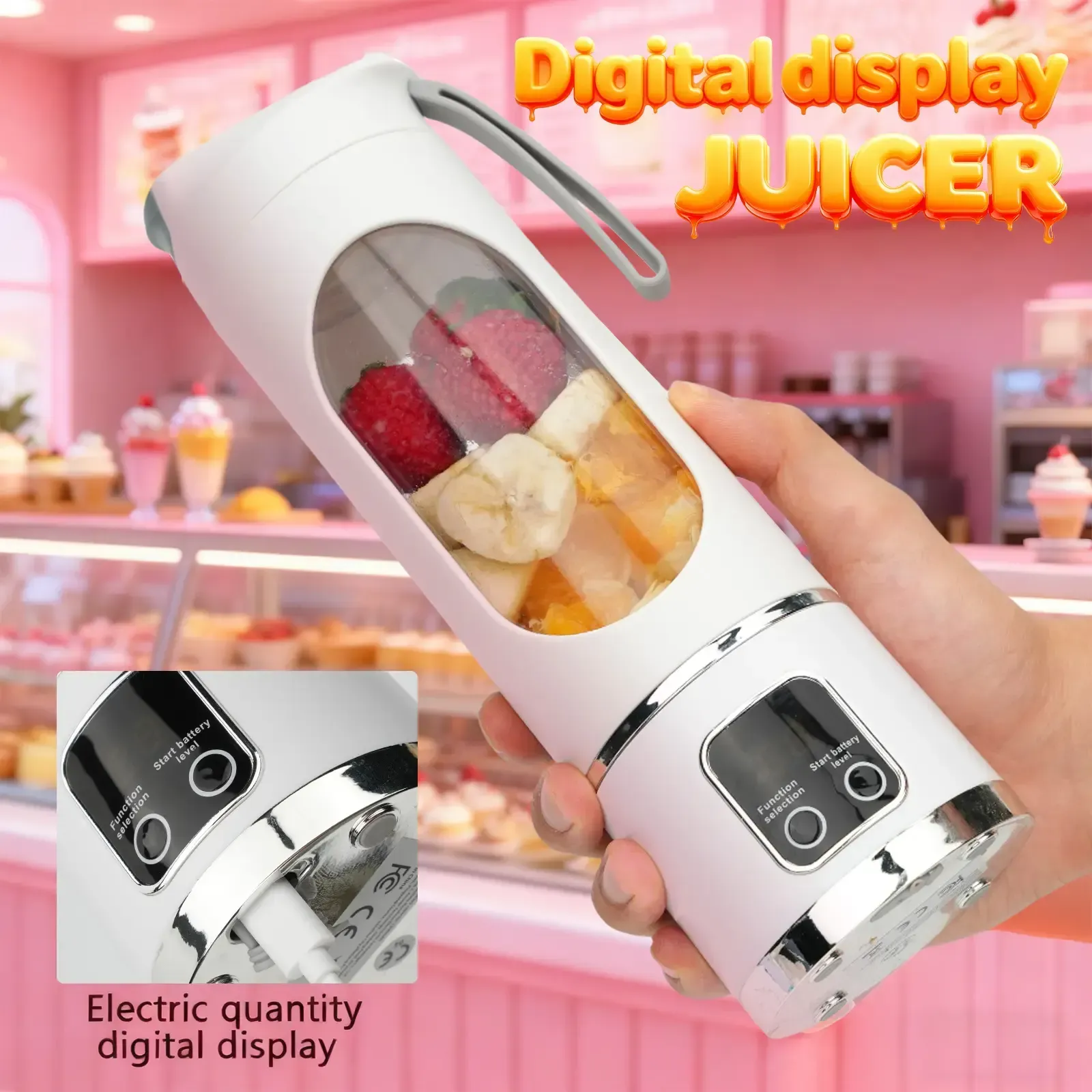 Compact Vegetable Juicer - Fruit Juice Extractor, Multifunctional Juicer