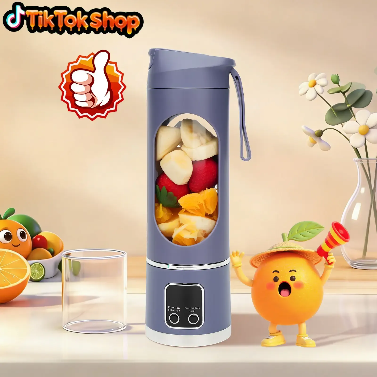 Compact Vegetable Juicer - Fruit Juice Extractor, Multifunctional Juicer