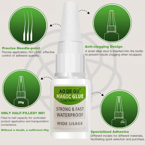 4PCS Ao De Gu  Heavy-Duty Super Welding Glue – Industrial-Grade Oily Adhesive Gel for Instant