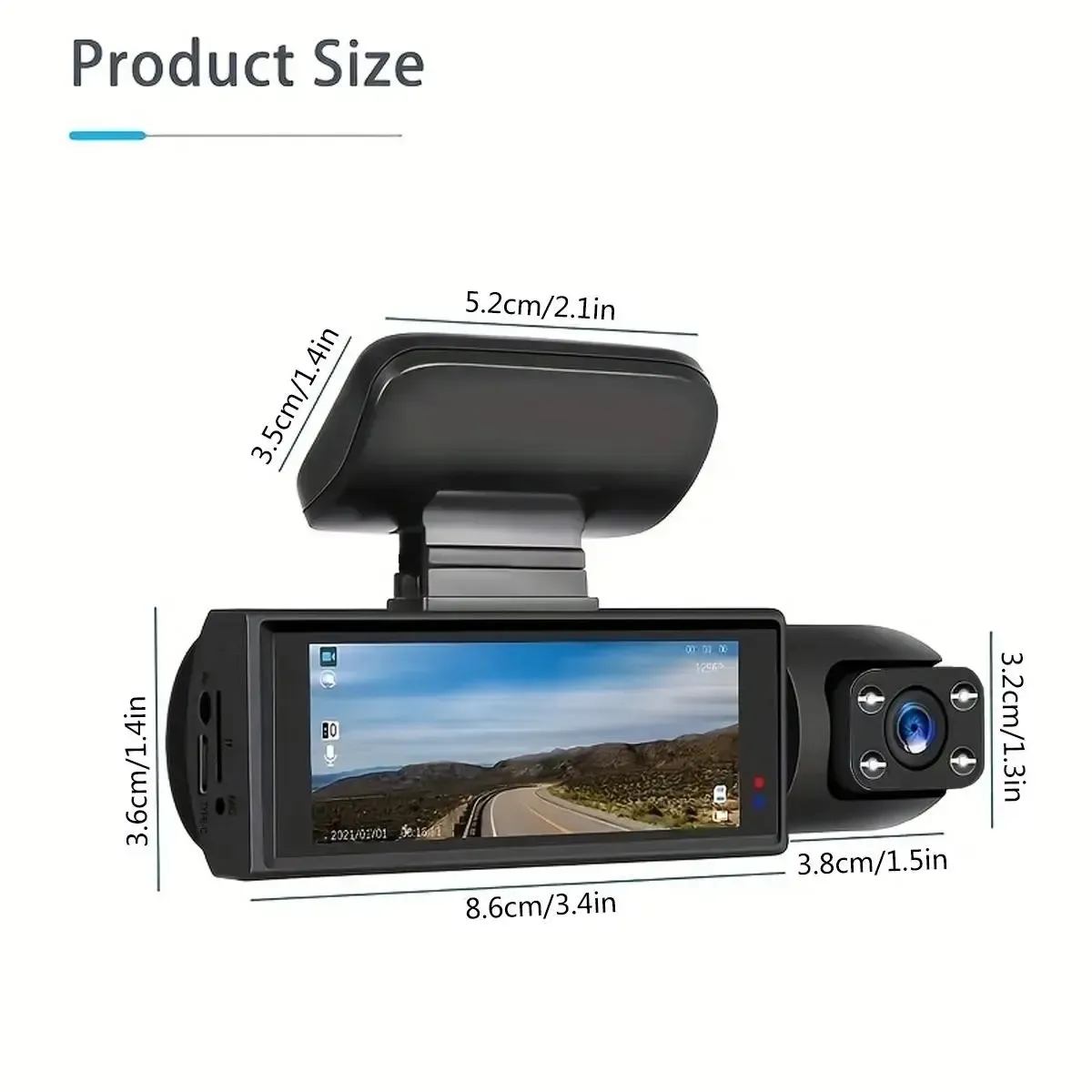WHATOOK 1080P Ultra HD Dash Cam（Not wireless) , Front Car Camera with Night Vision, 32GB Recording, Auto Accessories（Not wireless) , Car Camera Accessories, Dashcam, Cars