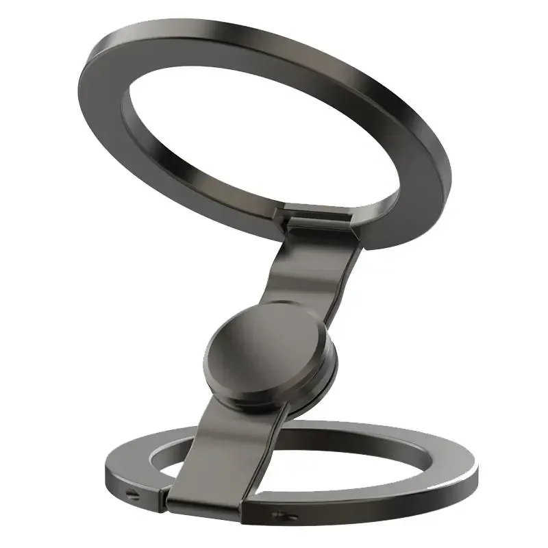 Magnetic Phone Stand & Fidget Spinner Combo, Dual Magnetic Ring Stand, Fidget Toys Adults, Foldable, 360° Rotation, Phone Holder Car, Desk Phone Stand, MagSafe Compatible, Stress Relief Accessory for Home-Office-Travel-Gym