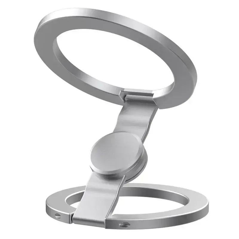 Magnetic Phone Stand & Fidget Spinner Combo, Dual Magnetic Ring Stand, Fidget Toys Adults, Foldable, 360° Rotation, Phone Holder Car, Desk Phone Stand, MagSafe Compatible, Stress Relief Accessory for Home-Office-Travel-Gym