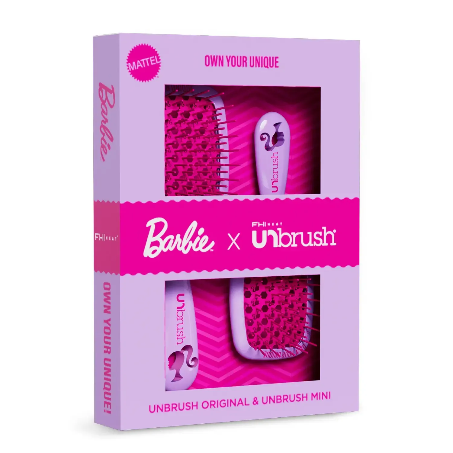 You And Your Family Are Sure To Like It ! 2 pcs UNbrush Barbie Detangling Brush