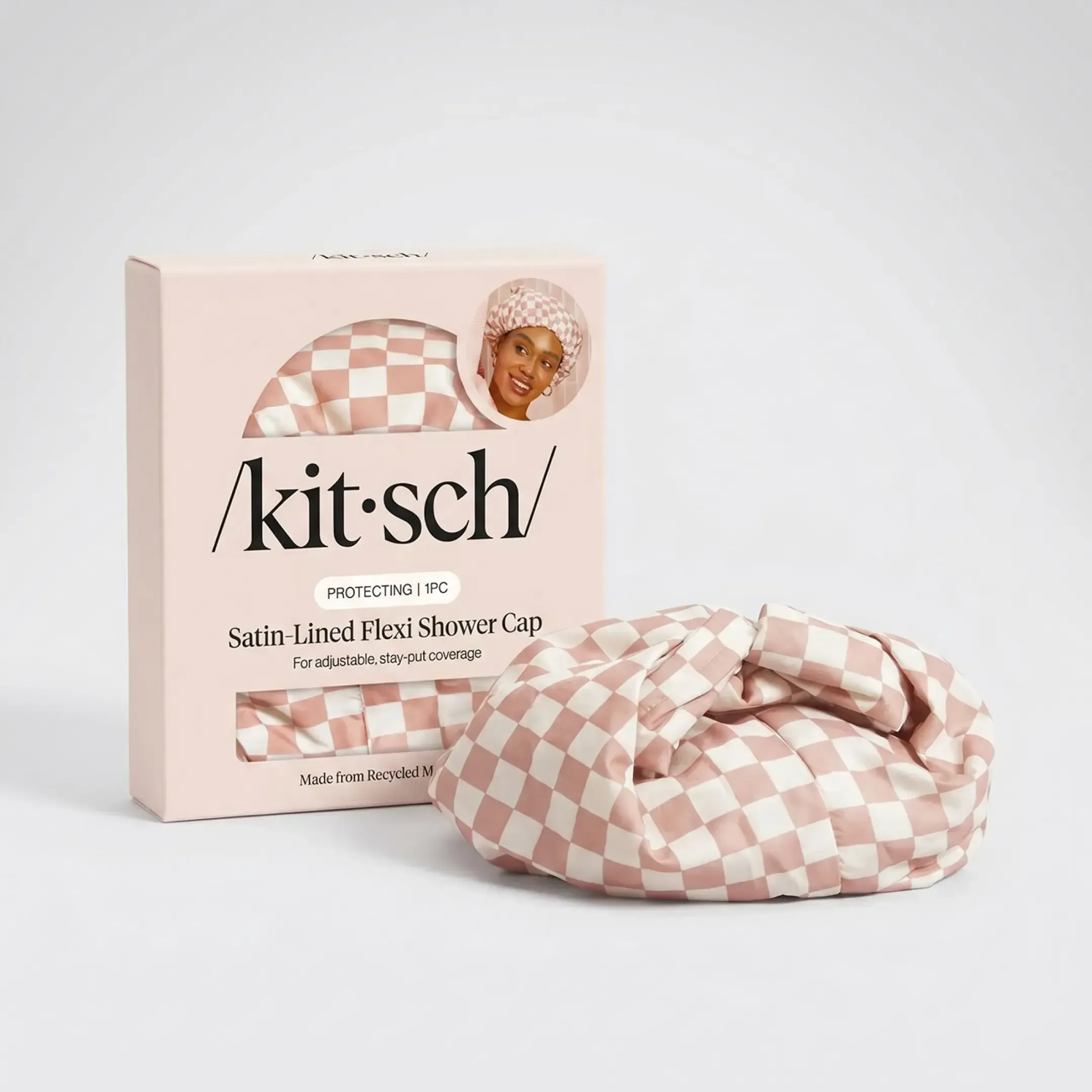 You Need It ! All Lengths Adjustable Satin Shower Cap - Reusable Waterproof Cap for Long & Short Hair - Blowout, Silk Press & Braids Protection