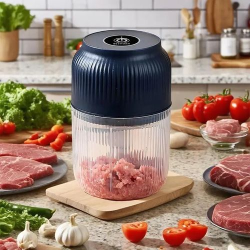 Electric Garlic Chopper: Your Versatile Kitchen Companion ·6 sharp blades