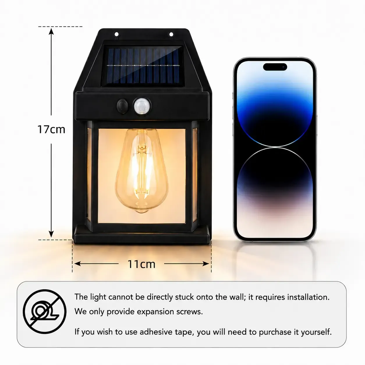 4 Pack Solar Outdoor Wall Lights with Motion Sensor, Waterproof IP65 Garden Security Lighting, 3 Modes Auto Dusk to Dawn, Wireless Decorative Lamp for Patio, Villa, Pathway