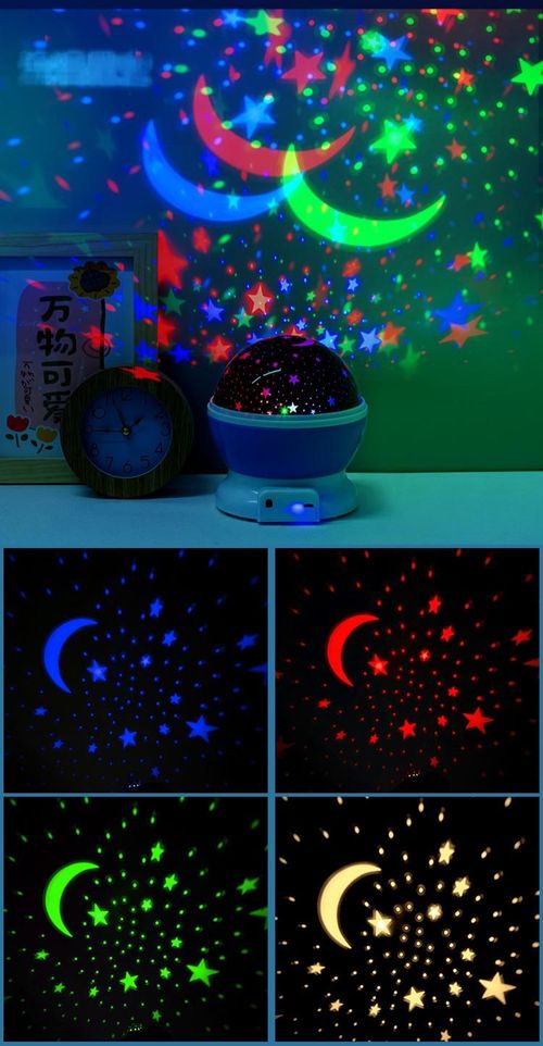 A gift that all children like. Children's night light 93 with 10 pieces of children's night light projectors, 12 children's songs, and a remote-controlled adjustable light star projector.