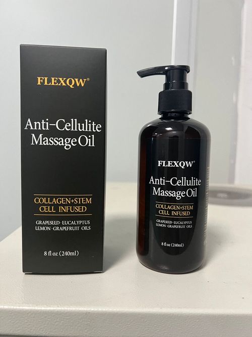 The whole family will benefit from it - Flowziax Anti-Excess Fat Massage Oil, 8 ounces - Improves the appearance of excess fat - Body care and skin care massage oil