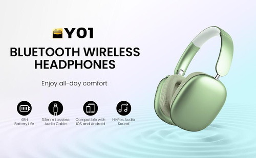 P9 AirMax Over-Ear Wireless Bluetooth Headphones Bluetooth Headphones - Built-in microphone, capable of making phone calls. High-fidelity sound quality, Bluetooth 5.4, long battery life. Compatible with iOS,Android systems.