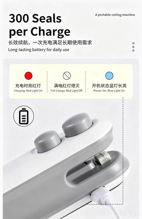 Rechargeable Mini Bag Sealer – 2-in-1 Portable Heat Sealer - Cutter for Food Safety – USB Charging Plastic Bag Resealer Keeps Snacks, Coffee and Pet Food Fresh, Prevents Waste – Perfect  Day Gift