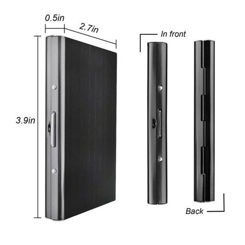 Your Cards,Your Cash, Fully Protected – Premium RFID Blocking Stainless Steel Credit Card Holder with 10 Card Slots   Accordion Design – Compact Anti-Theft Metal Wallet for Men and Women    Fits Drivers License