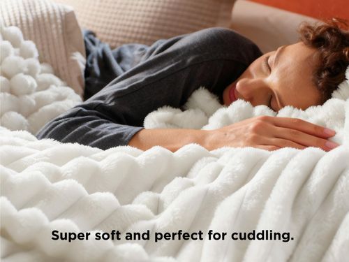 European King Size 180×200cm -71×79 inches  -  Cozy Blanket-Patio Furniture Decor,Classic Stripe Pattern, Ideal for Bed,Couch, Travel,Camping, All Seasons,Home Bedroom Decor,sohochic