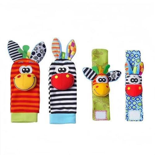 Wrist Bell Rattle Socks Set